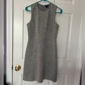 Theory Raneid K Light Heather Grey Dress
